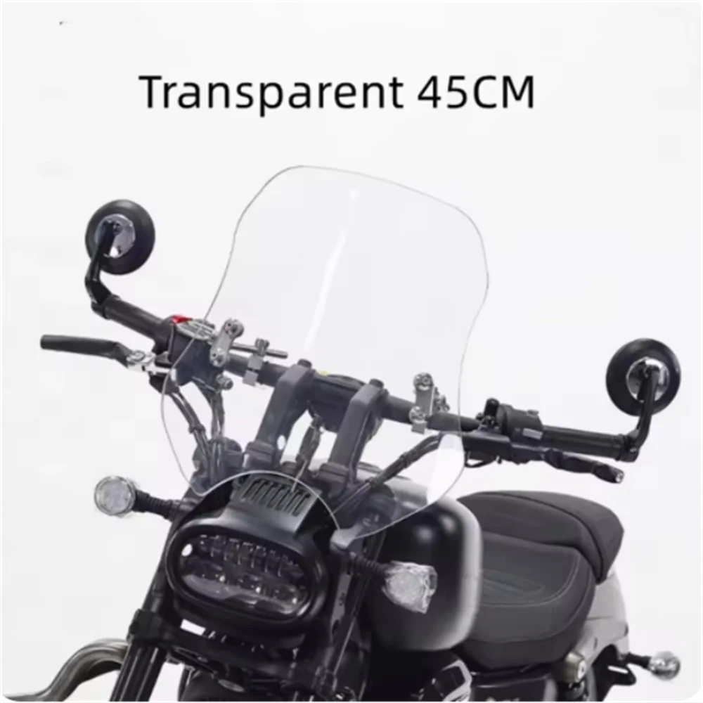 

For QJMOTOR SRV350 windshield modification High quality and thickened front windshield with adjustable height accessories