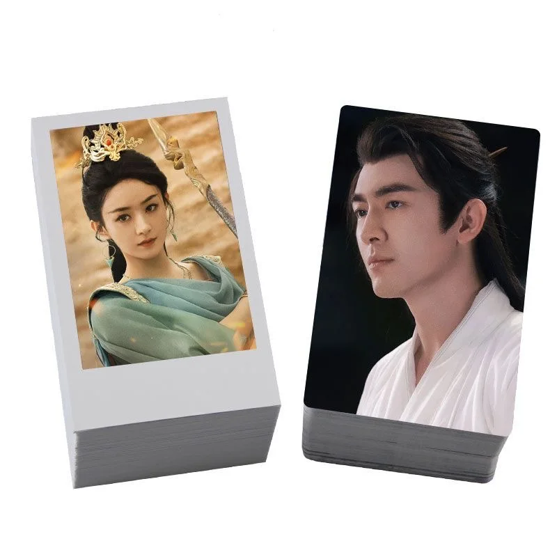 

100 шт. Zhao Liying Lin Gengxin HD постер ломо-карты ТВ легенда о ShenLi драме фото Пай ли де питание автобусная карта наклейка