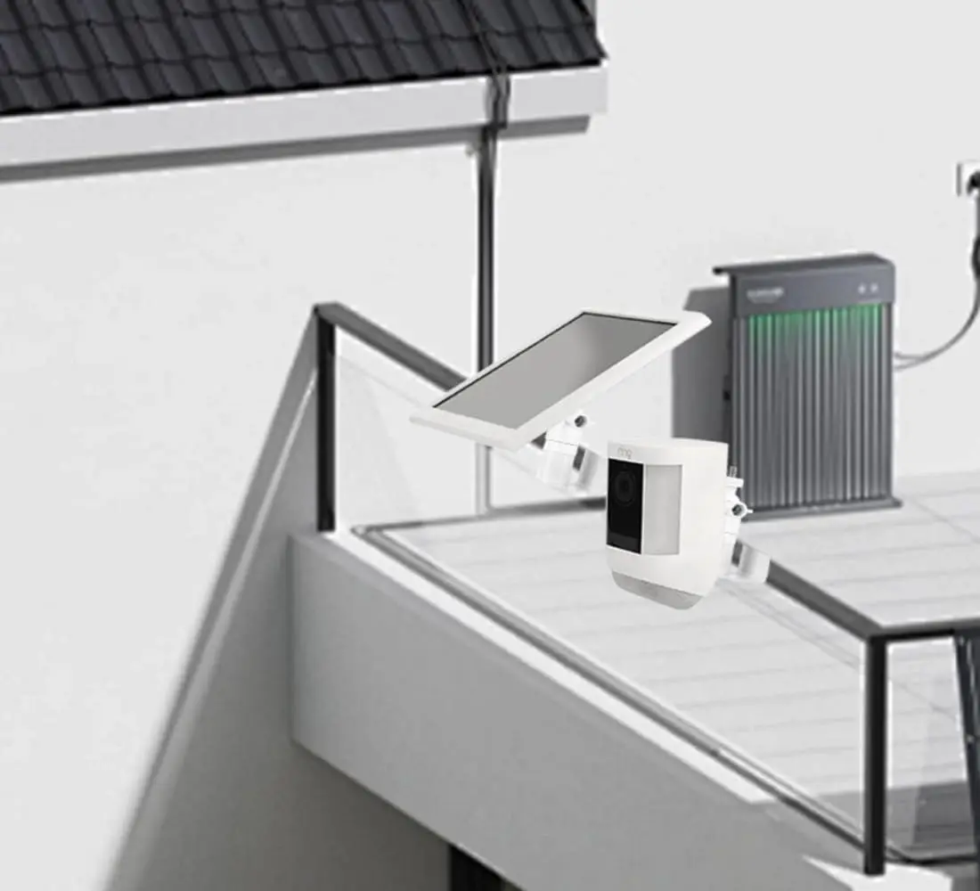 Ring/Arlo/Reolink ソーラーパネル用ユニバーサルガターマウント、耐候性アルミニウムブラケット、調整可能なノードリル設置 ​