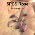 size 10 5pcs rose