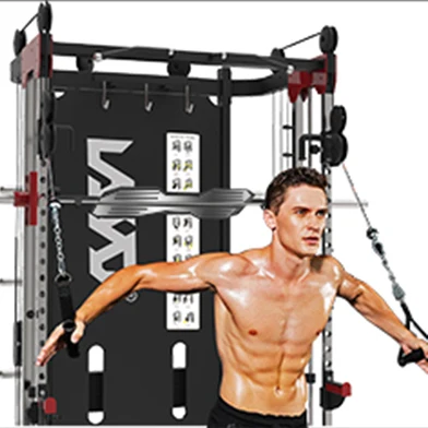 Gym Workout Equipment Stregth Machine Multifunctional Trainer Power Cage Multifunction Smith