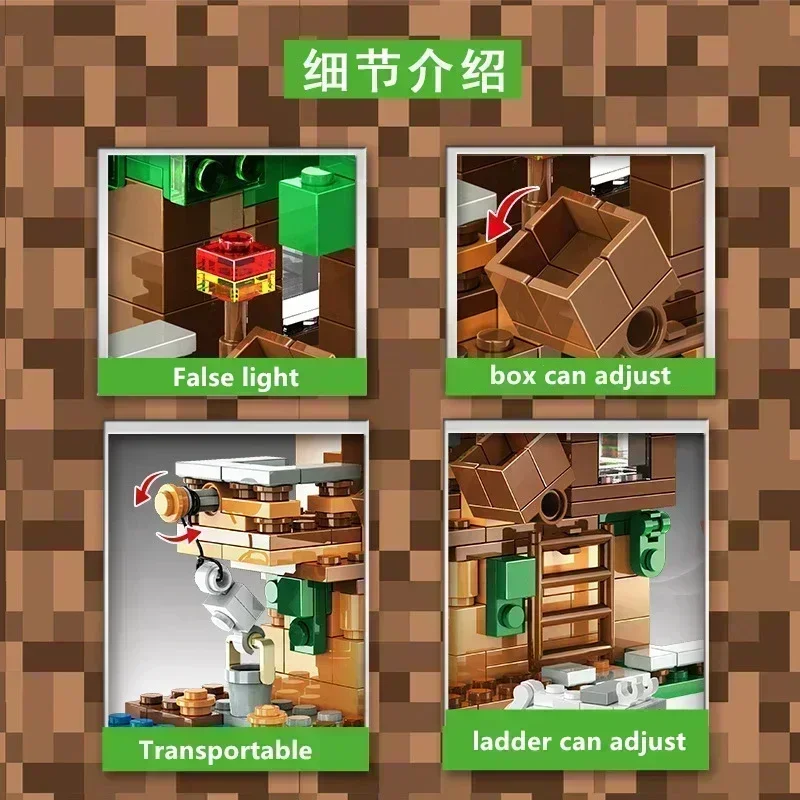 MINI TreeHouse Alex Zombie Action Building Blocks รุ่นคลาสสิกชุดอิฐชุดเด็กสําหรับของเล่นเด็กเด็ก