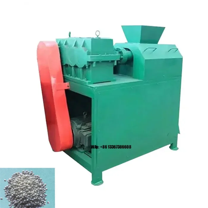 Factory Supply Double Roller Pressing Fertilizer Pellet Making Machine Granulation Plant Machine Fertilizer Making Machine