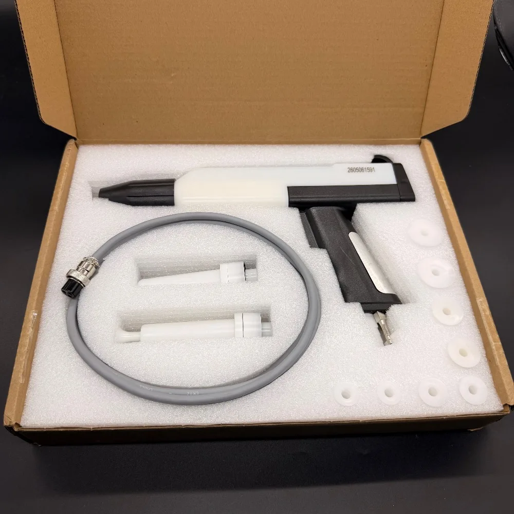 WX-958 Portable Manual Electrostatic Powder Painting System Powder Coating Spray Gun / Spray Nozzle for WX-958