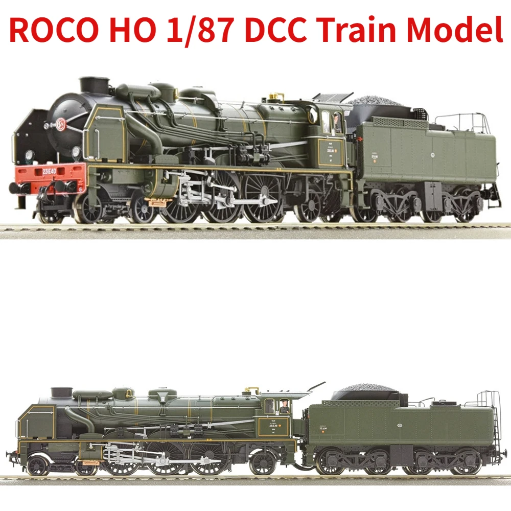 

ROCO HO 1/87 Steam Train Model 73079 231 E 40 Type DCC Steam Locomotive Train Model Toy Gift