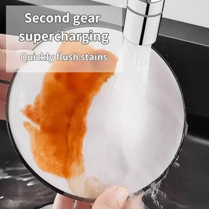 Kitchen Sink Faucet Universal Splash-Proof Washing Artifact Universal Joint Swivelling Extension Faucet Adapter image 3