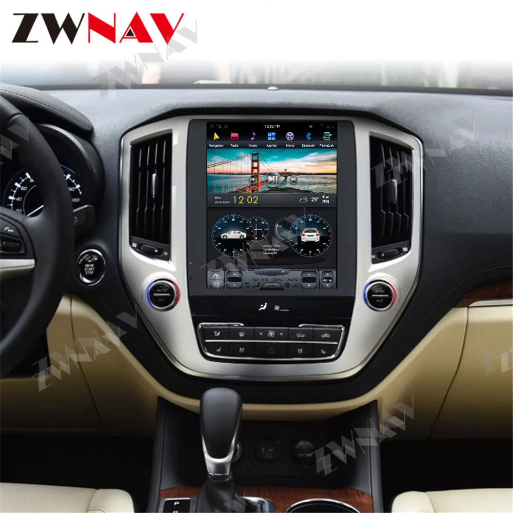 

PX6 4+64 Te sla Style Big Screen Android 9.0 Car Multimedia Player for Changan CS95 2016+Car BT GPS Audio Radio Stereo Head Unit