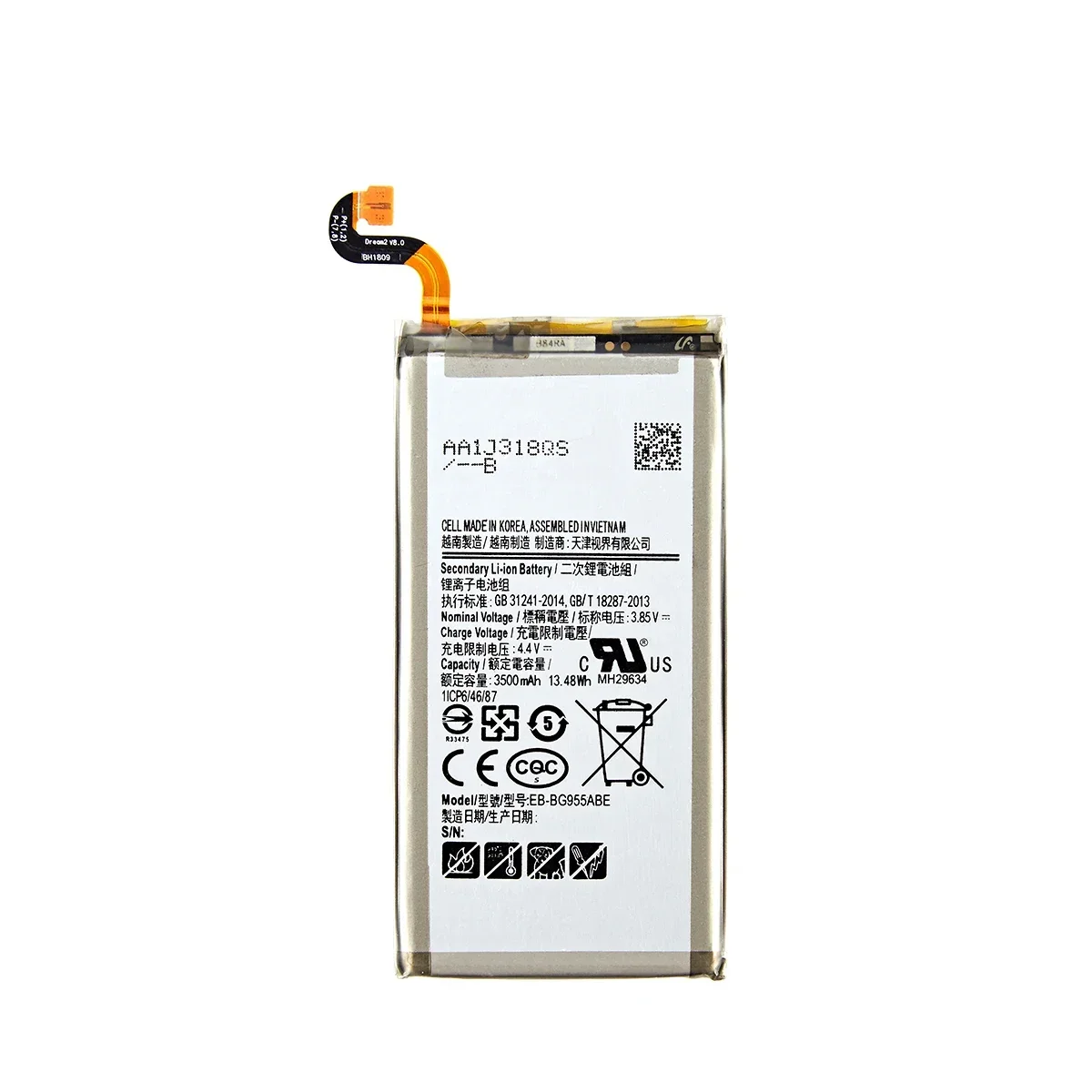 Batería de EB-BG955ABA para Samsung Galaxy S8 Plus, batería de EB-BG955ABE de 3500mAh, para modelos G9550, G955, G955F/A, G955T, G955S, G955P +