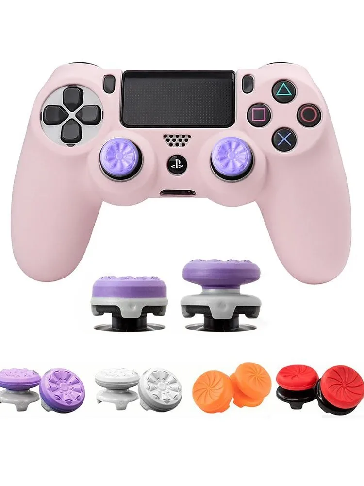 Poignée de pouce en Silicone pour jeux vidéo, 2 pièces/ensemble, pour Ps4/5 pour Playstation 5 FPS, capuchon Booster de Joystick, accessoires de contrôleur de jeu vidéo
