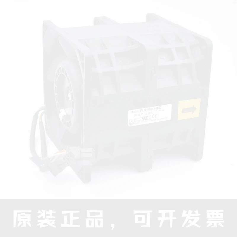 PIH080Q48H 8cm 8080 48V 2.10A server cabinet gale booster cooling fan Connector