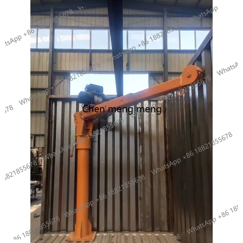 z189 Factory Supply 500kg 800kg 1000kg 1500kg Jib Crane Lifting Lift Mini Crane for Construction Building Material Shops