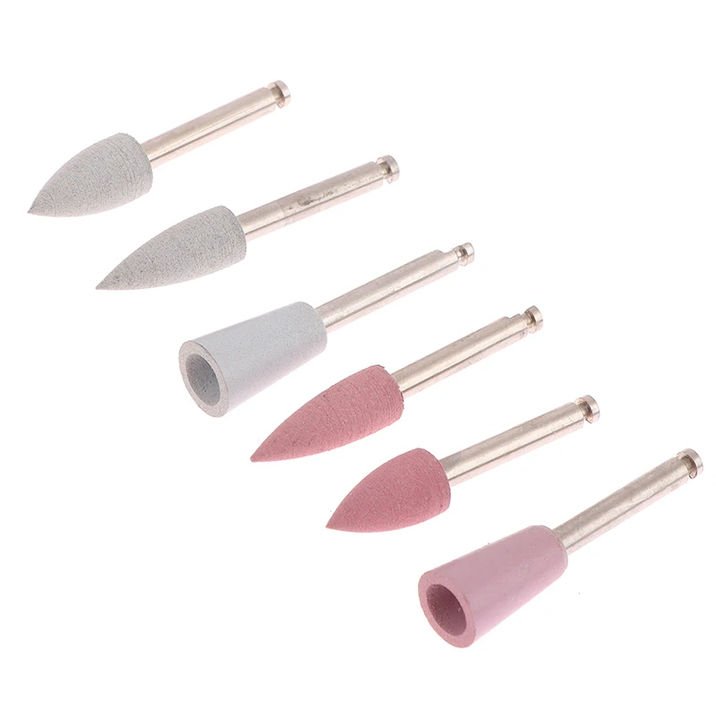 Cabeças de moagem de silicone dental, Polidor de dentes para máquina de baixa velocidade, Polimento Dental Tools, Dentistry Labb, 5 pcs, 12pcs