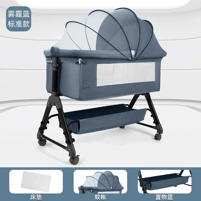 

Wholesale Crib Newborn Bed Spliced Bed Baby Bed Baby Cradle Multi-function Mobile Foldable