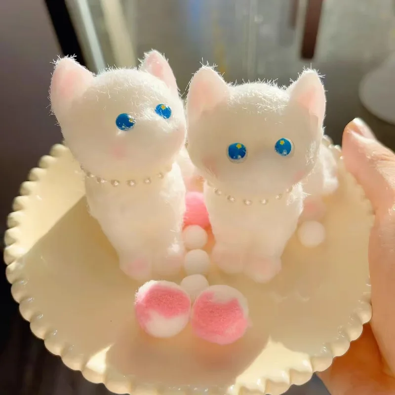 Squishy Kawaii Zwarte Kat Perzische Kat Fidgety Speelgoed Meisje Verjaardag Schattige Geschenken Kids Vingertop Speelgoed Stress Verlichting Speelgoed Sieraden Huisdieren