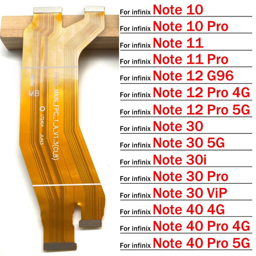 

Разъем материнской платы, гибкий кабель материнской платы для infinix Note 10 11 12 30 30i 40 Pro G96 VIP 4G 5G X693 X663 X697 X695