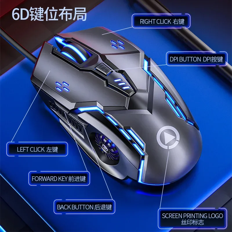 ماوس ليزر لألعاب الكمبيوتر ماوس ألعاب مريح مع ماوس USB بإضاءة خلفية LED لألعاب الكمبيوتر فأرة فتاة لأجهزة الكمبيوتر المحمول
