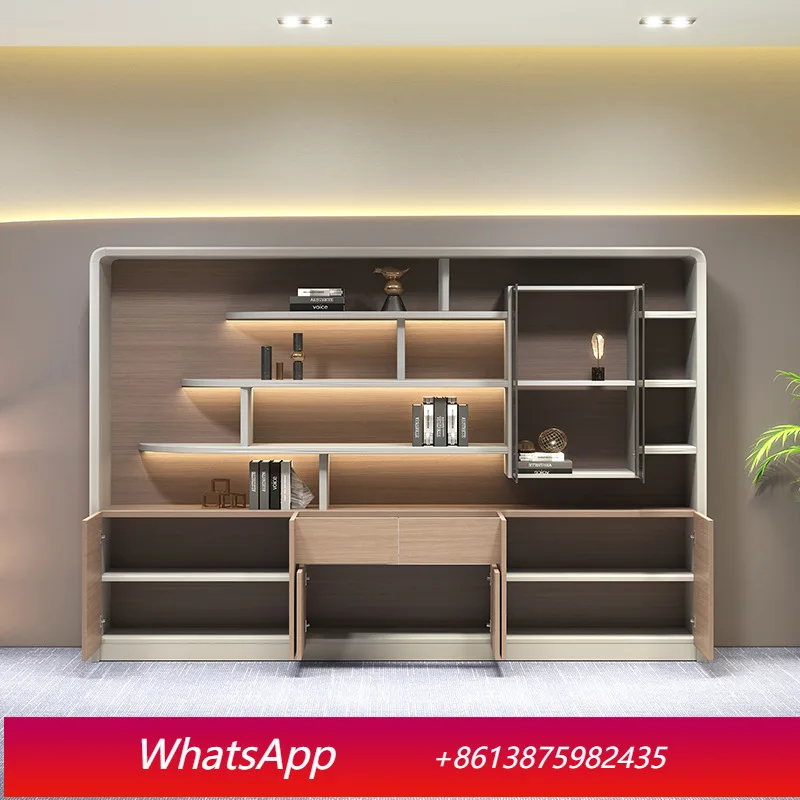 LHN  File Cabinet Locked Storage Office Wooden Modern Office Background Cabinet