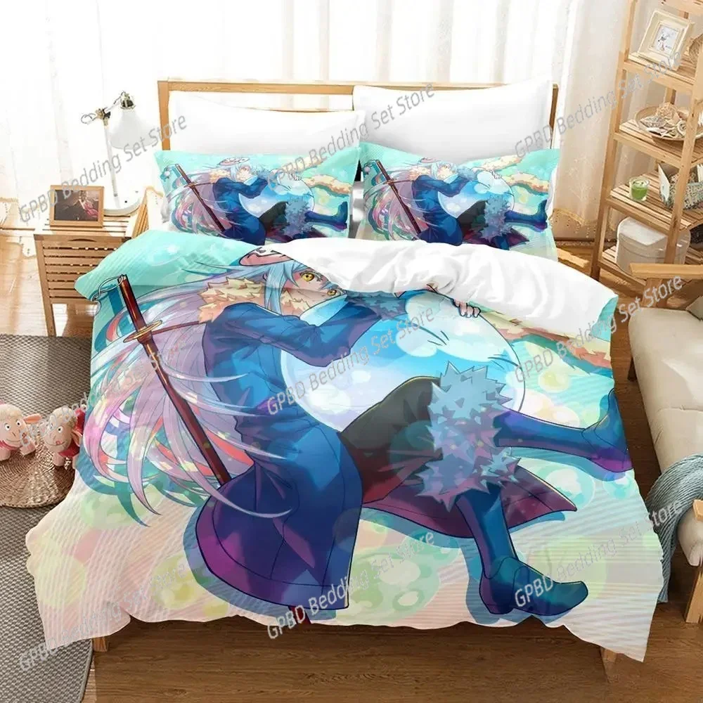 That time i got reincarnated as a slime Bedding Set Single Twin Full Queen King Size Bed Set Adult Kid Bedroom Duvet cover Sets