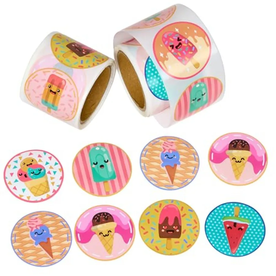 

Parlor for - 200 Pack of Sweet-Themed Designs - Ideal for DIY Arts and Crafts, Scrapbooking, Teacher Awards, Classroom Prizes,