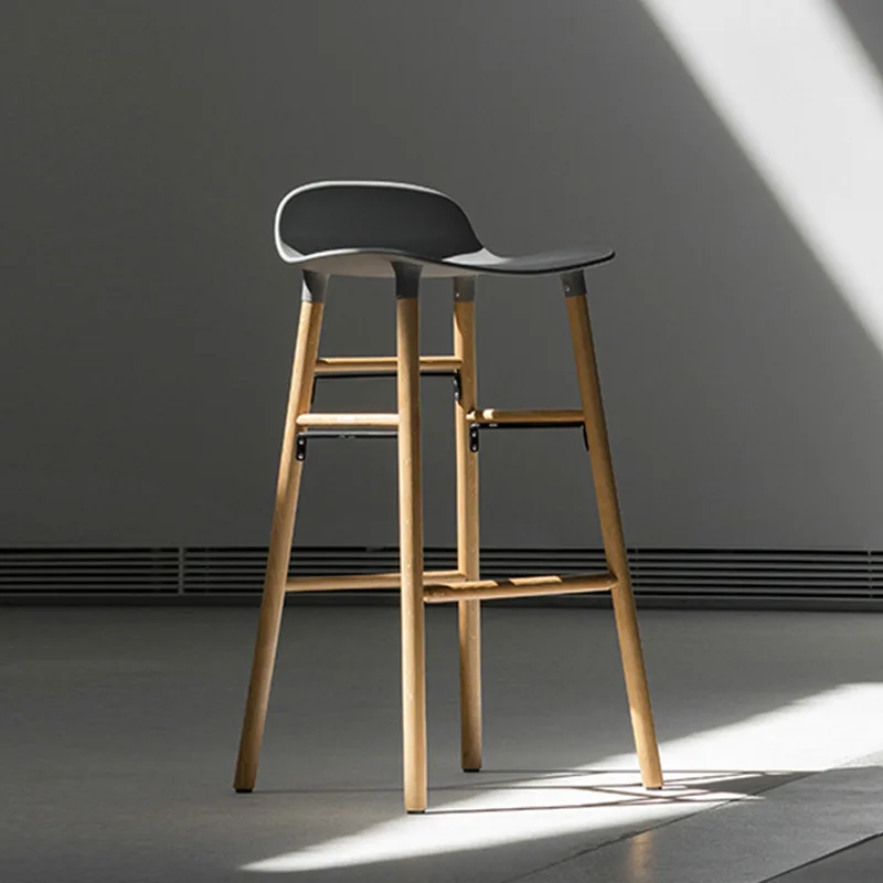 

Modern minimalist bar chair creative light luxury home commercial cafe bar chair