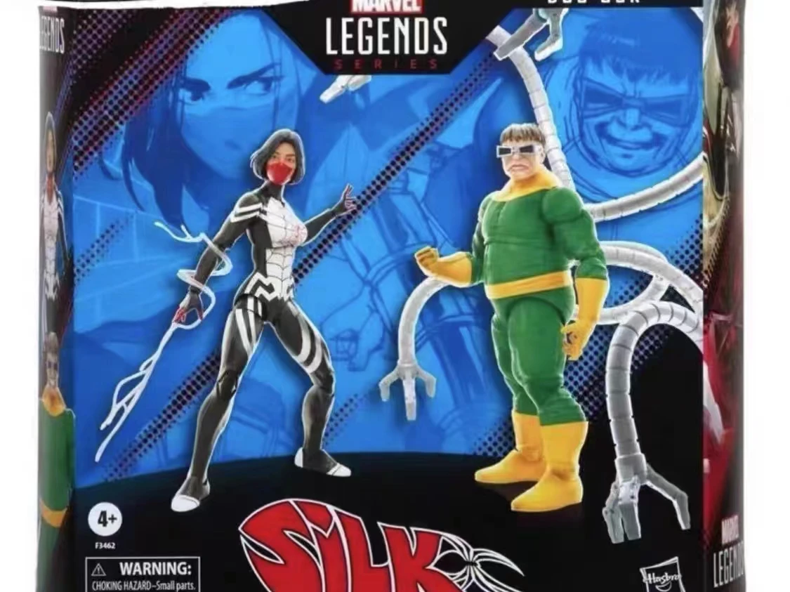 

Hasbro Marvel Legends Series Spider-Man 60th Anniversary Silk and Doctor Octopus 2-Pack 6-inch New Action Figure in Stock