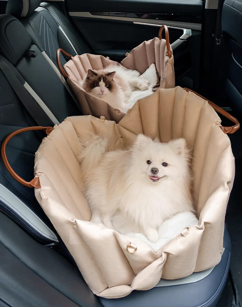 Pet car bag out portable puppy safety seat handbag