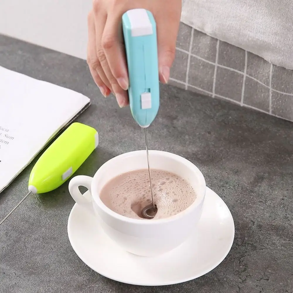 1Pc Portable Mini Electric Blender for Quick Stirring - Ideal for Milk, Coffee, and Cappuccino Cream - Battery Not Included