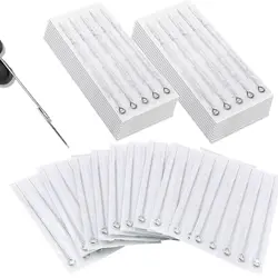 100/50/10 Uds agujas de tatuaje esterilizadas RL RS M1 RM aguja de tatuaje para máquina de maquillaje permanente de tatuaje