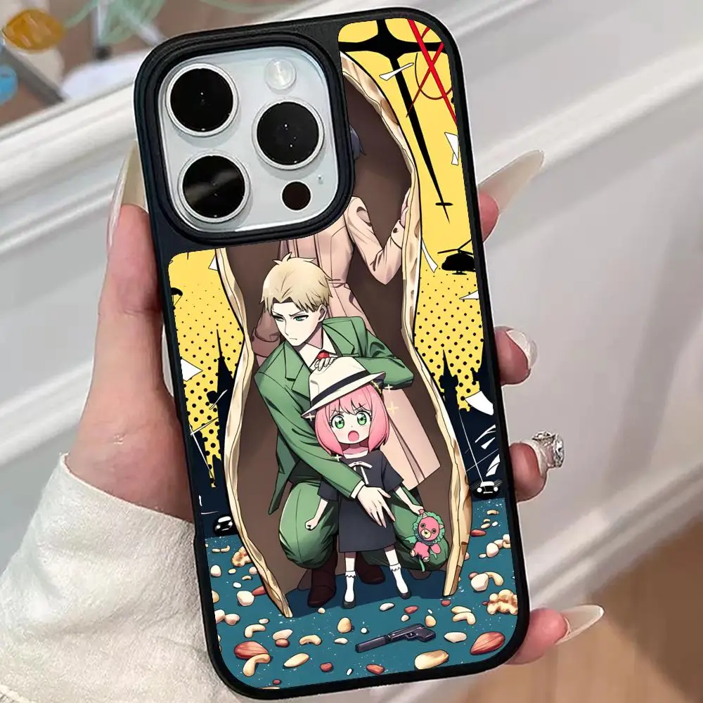 

Чехол для мобильного телефона «Семья аниме-шпионов» для iPhone 17, 16, 15, 14, 13, 12, 11 Air Pro Max Plus, матовая поверхность, красочный чехол, роскошный красивый чехол