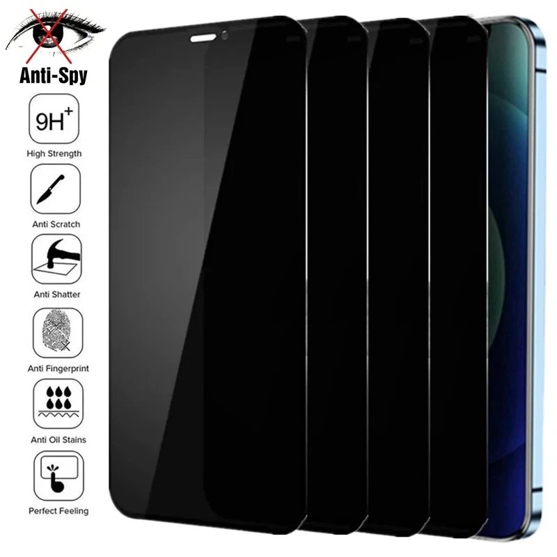 

Anti-spy Protective Tempered Glass for IPhone 11 12 13 14 15 Pro Max X XS XR 6 S 7 8 Plus 12/13MINI Privacy Screen Protectors