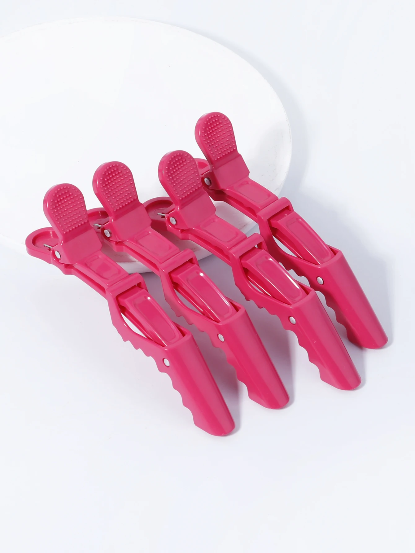 4 teile/satz Krokodil Clips Nicht Slip Friseur Styling Schnitte Clips Salon Barber Liefert Für Haar Zubehör – Detail 7