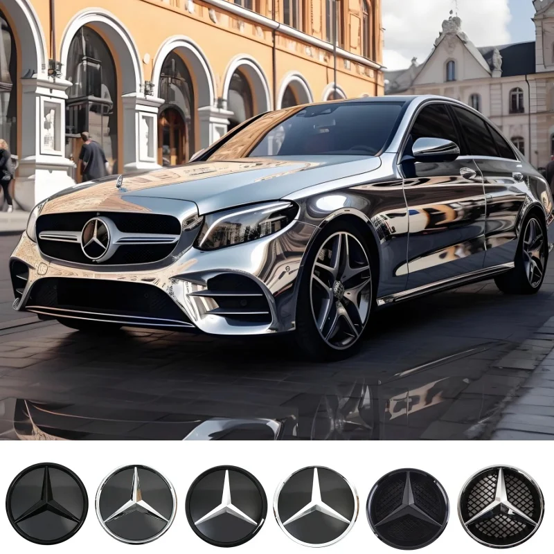 

Mercedes Benz Grill Emblem Star Logo Car Front Grille Badge For W204 W205 X253 W213 W212 W176 W177 W167 W246 W117 Accessories