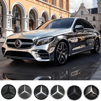 Emblema de Estrella para Parrilla Delantera de Mercedes Benz, Insignia para Parrilla Delantera de Coche para W204 W205 X253 W213 W212 W176 W177 W167 W246 W117, Accesorios
