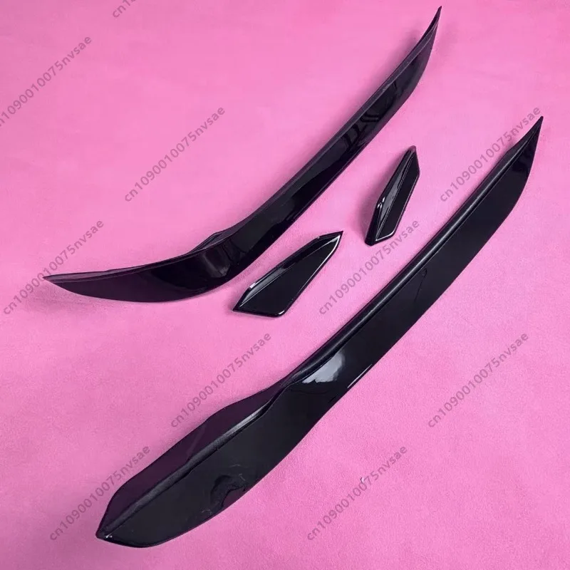 For VW Golf Mk7.5 GTI GTD 2017-2020 RevoZport Style Front Bumper Side Splitters Car Front Bumper Side Canard Spoiler Wings