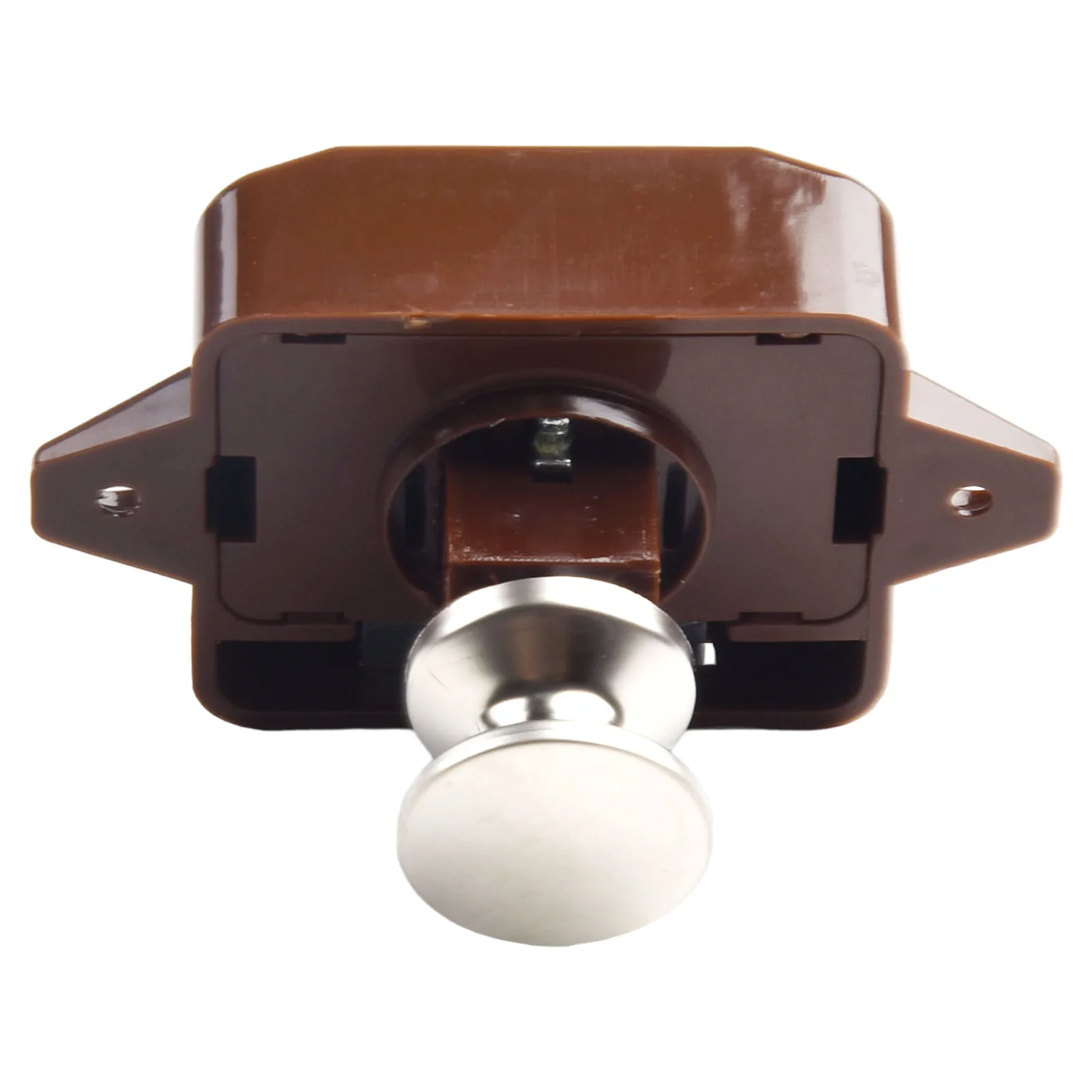 ABS Caravan Lock Button Zinc Latch Yacht Spare Parts Car Lock Accessories Brown ABS Caravan Lock Button