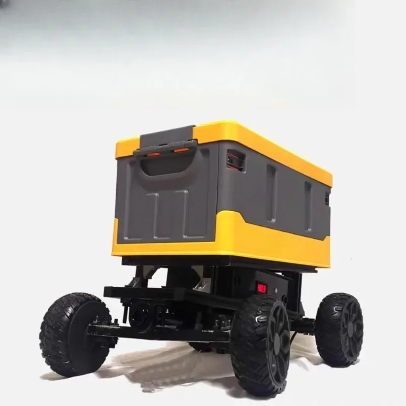 Aluminum alloy 4-wheel drive intelligent camping box robot, fast fashion camper, all-round outdoor camper