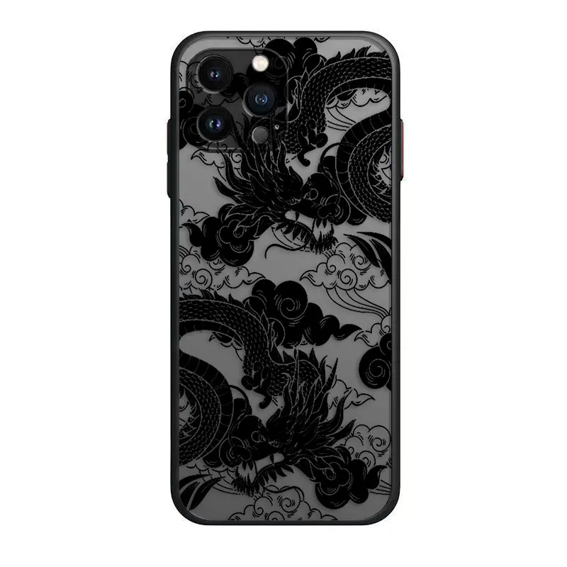 Dragon Tiger Comic Matte Case for Infinxi HOT NOTE 10 10I 10S 11 12 G96 12I 20I 30 SMART 9 SPARK 20 6 8 ZERO POVA 3 Case Funda