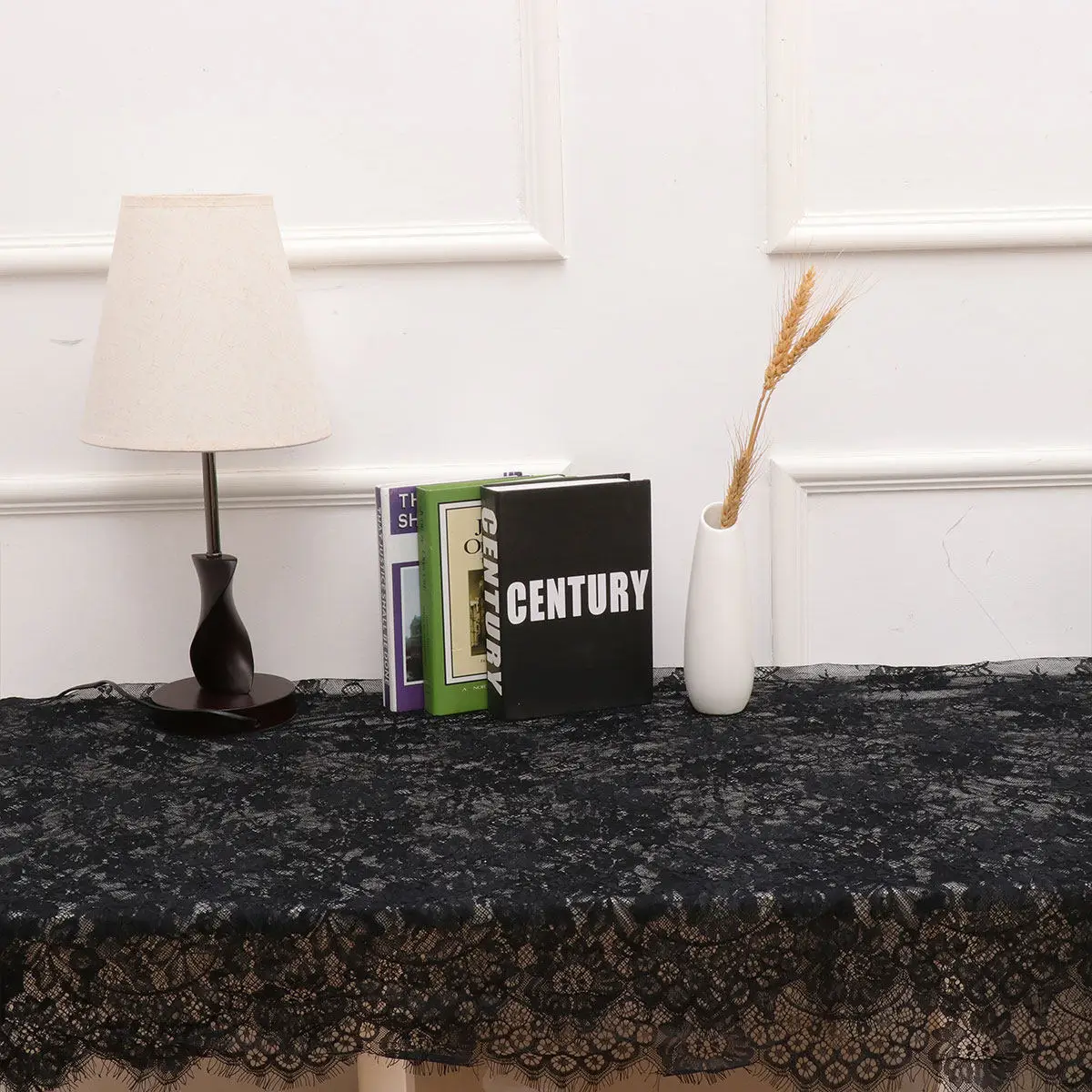 

1 шт. Декоративная кружевная скатерть с цветочным узором, мягкая сетчатая марлевая скатерть для столовой, свадебного банкета, подарок на новоселье, 300x150 см