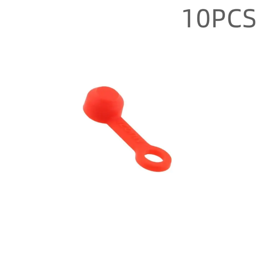 

10pcs Silicone Bike Bleed Nipple Cover Solid Color Caliper Cover Brake Screw Caps Soft XT Clamp Oil Nipple Dust Cap