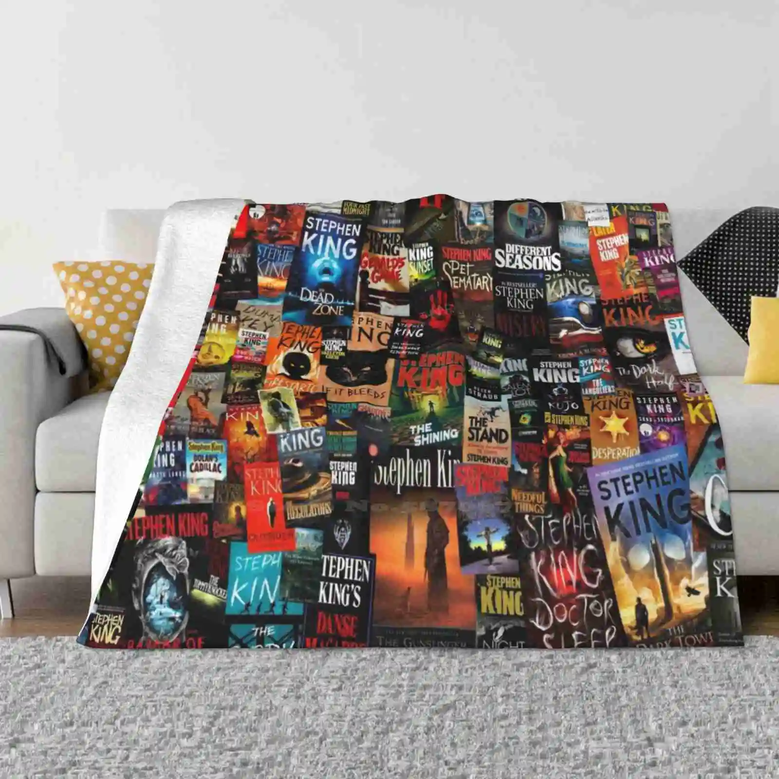 The Full Collection Of Stephen King Books Top Quality Comfortable Bed Sofa Soft Blanket Stephen King Steven King Books Book