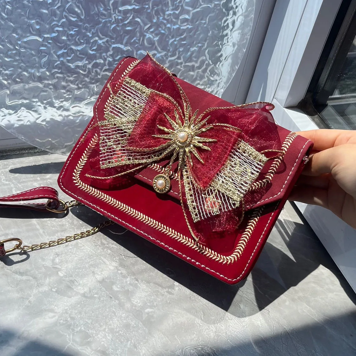 

Красные женские сумки Jk Сумки через плечо Y2K Аксессуары Дизайнерские роскошные сумки Сумки на плечо в стиле Лолиты Оригинальная брендовая сумка Trend Bag 2025