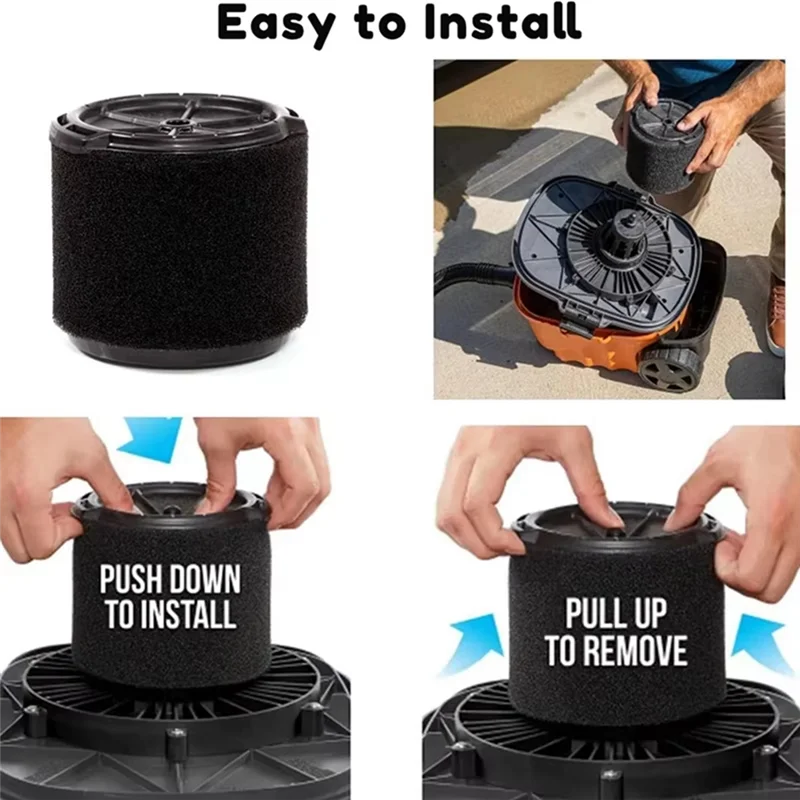 

ABAH-Compatible With For Ridgid Vacuum Cleaner Accessories VF3700 HEPA Filter Filter