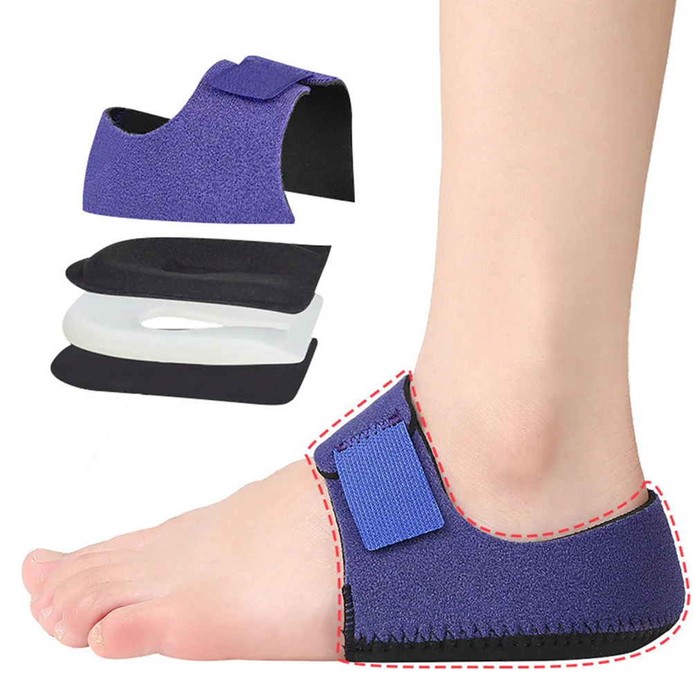 

2Pcs Non-Slip Heel Cushion Covers Protective Heel Support Breathable Pain Relief Pads Comfortable Feet