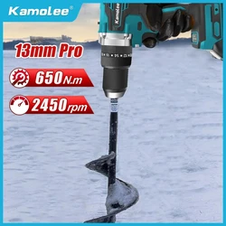 Kamolee 13mm Pro Large Torque 650NM Brushless Electric Impact Drill 3 in 1 Electric Cordless Screwdriver For Makita 18v Battery