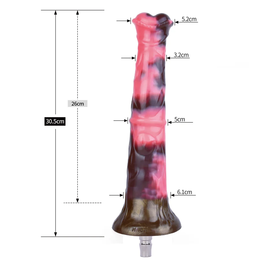 ROUGH BEAST Realistic Horse Dildo With Quick Plug Silicone Large Long Dildos for Sex Machine Masturbation Machine Attachments