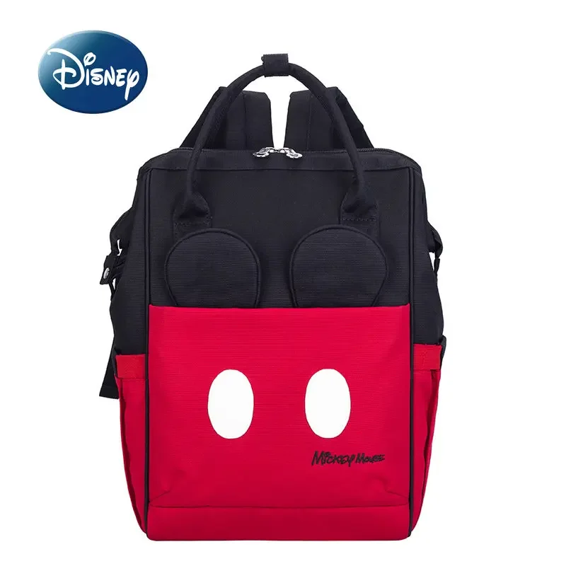 

Disney Mickey's New Diaper Bag Backpack Luxury Brand Original Baby Bag Cartoon Baby Diaper Bag Large Capacity Multi Function