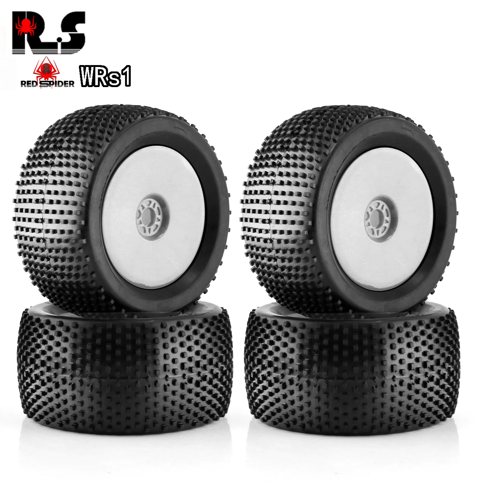 Pneus de caminhão de corrida off road 1/8 rc od 5.51 "e rodas 17mm hex para 1:8 buggy caminhão carro arrma kraton typhon 6s 3s talion 6s