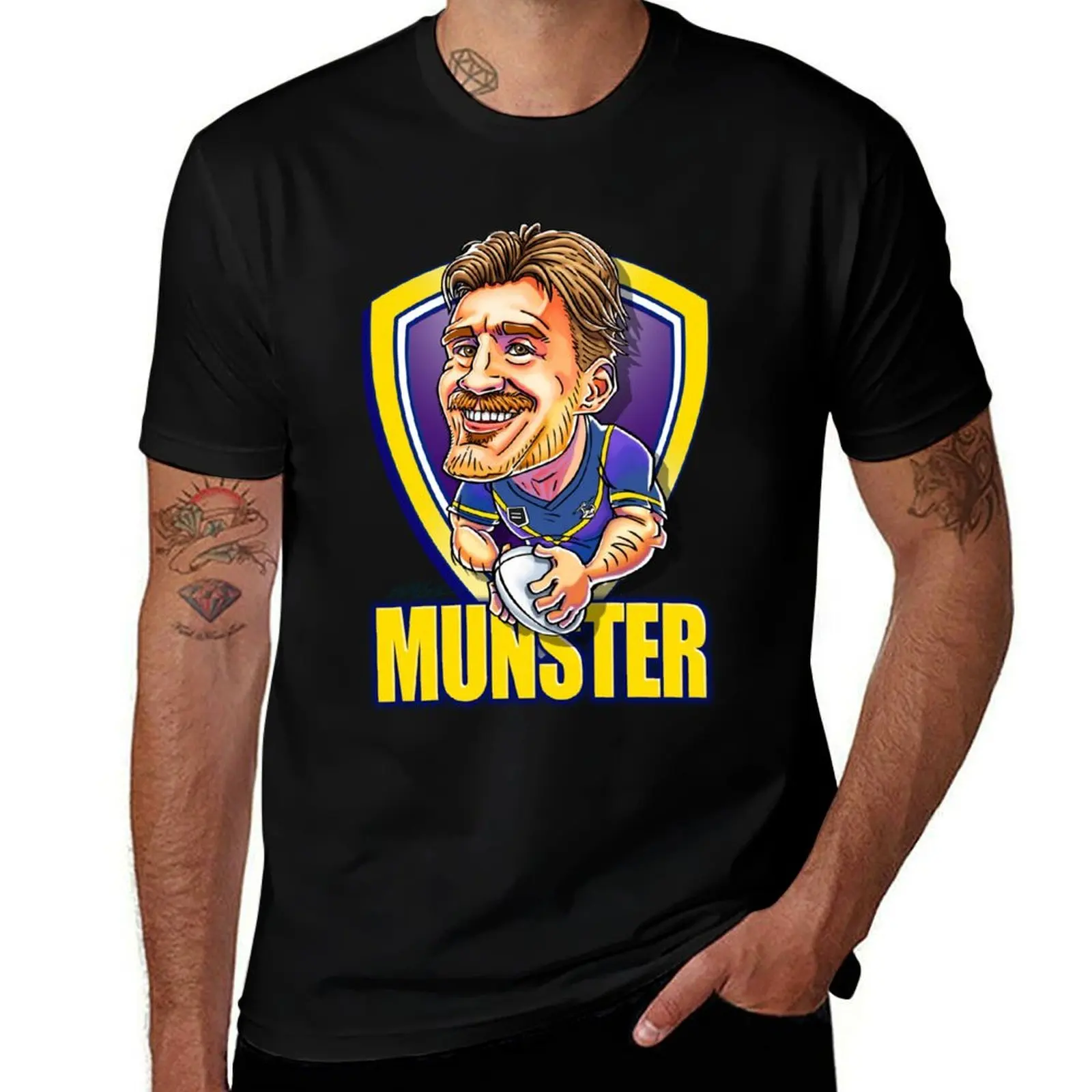 

Cam Munster design - NRL - Melbourne Storm T-Shirt valentines clothes vintage clothes graphic shirts mens designer t shirt