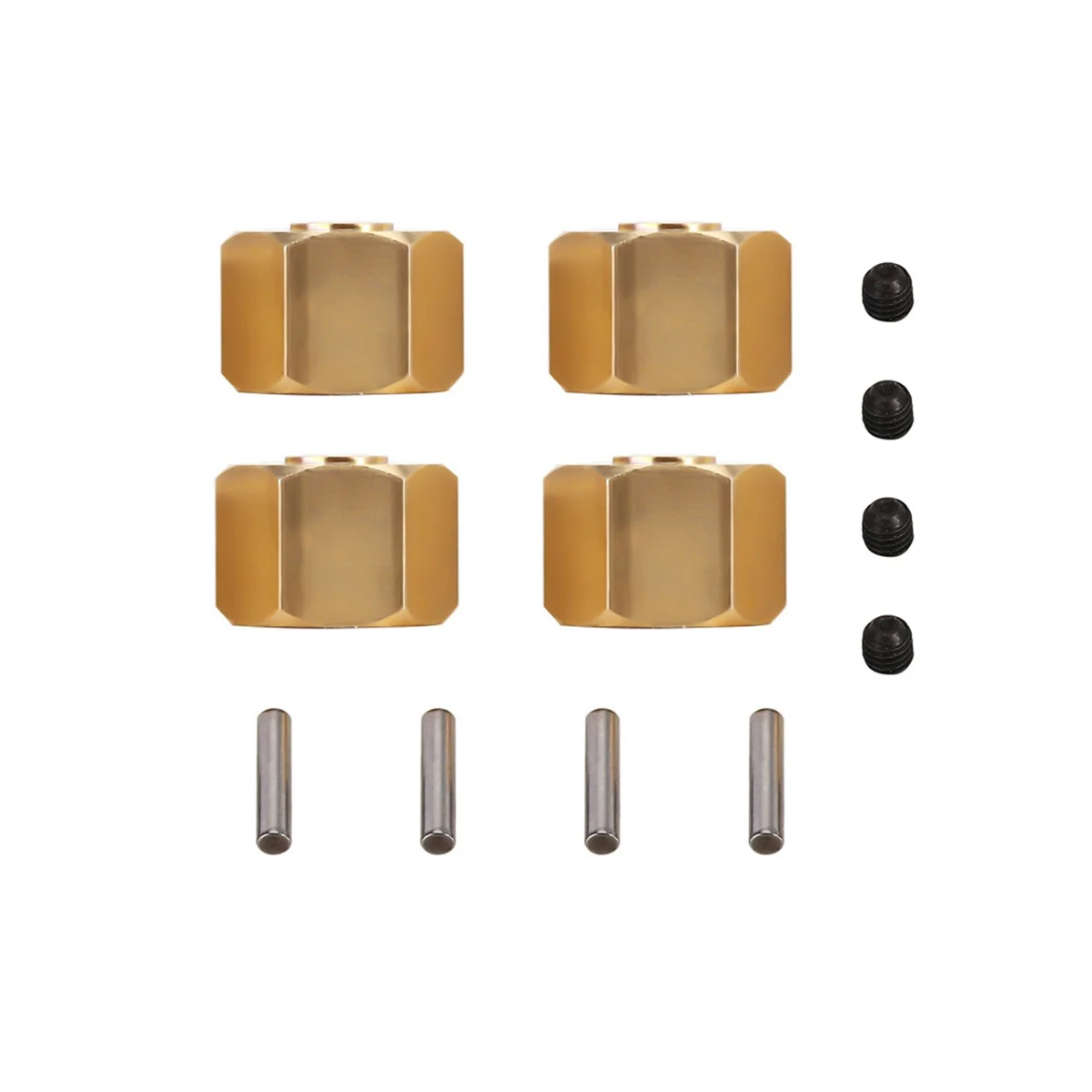 For SCX10 CC01 WRAITH 90027 90034 GEN 8 Widening 12Mm Wide Brass Connector,Upgraded Accessories,9Mm