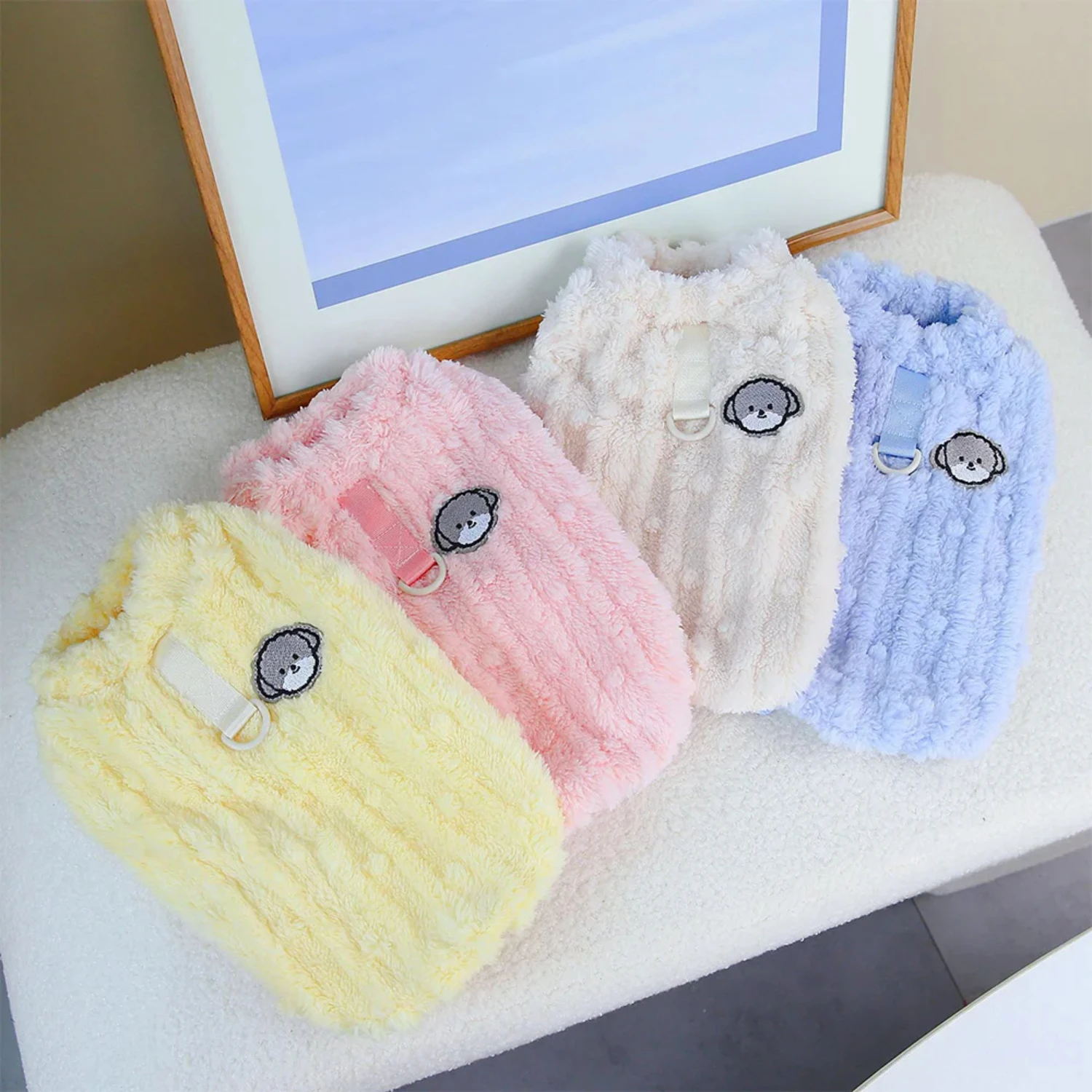 Soft Fleece Pet Dogs Clothes  Small Medium Dogs Winter Warm Puppy Cat Vest Chihuahua Jacket Teddy Yorkie Sweater Clothes